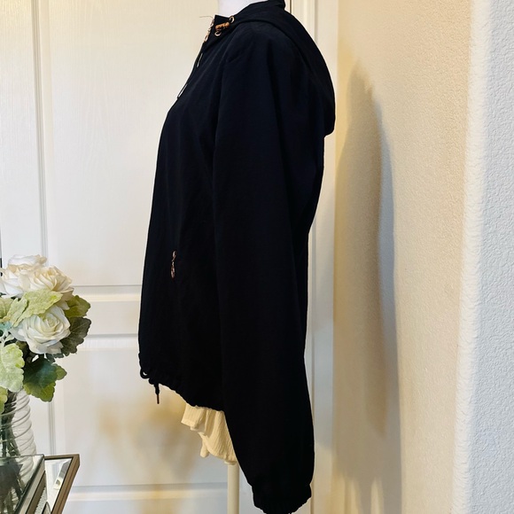NEW JADE & IVORY Women's Hooded Jacket BLACK - Picture 5 of 15